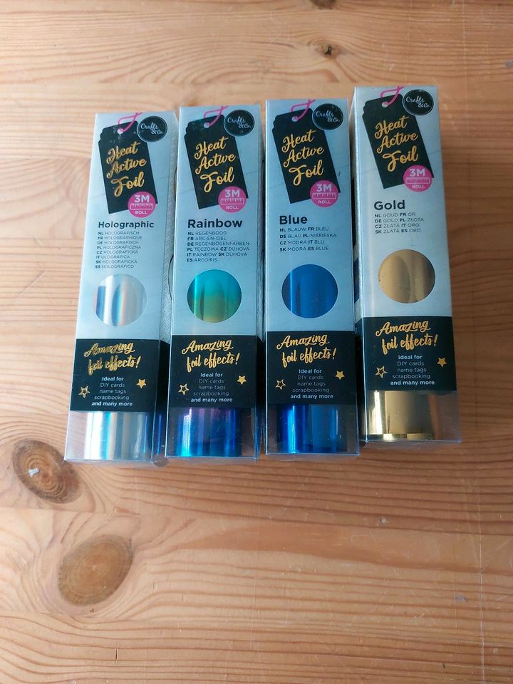 Heißprägestift Prägestift Folie Blau Gold Hologram Regenbogen in Hamburg