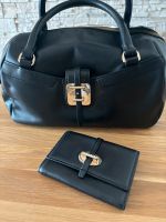 Hugo Boss Lederhandtasche + Geldbörse, schwarz, TOP! Nordrhein-Westfalen - Castrop-Rauxel Vorschau