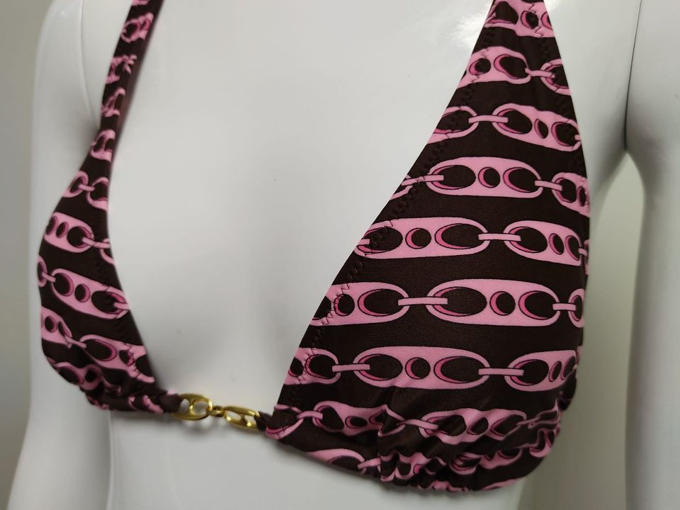 Neckholder-Bikini BUFFALO Gr. 36, Cup A/B, NEU, braun-rosa #32 in Wenden