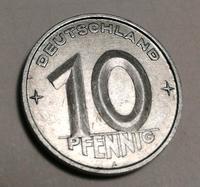 Münze "10 DDR Pfenig A von 1953, Deutschland" Hessen - Feldatal Vorschau