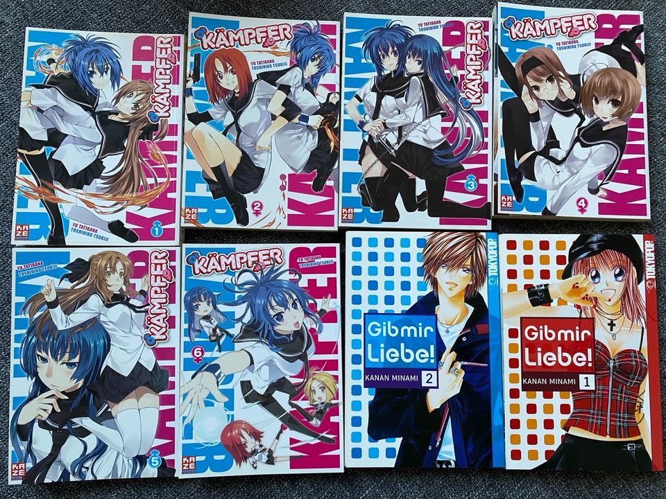 Mangas zur Auswahl , Manga Animee, Mangasammlung in Soltendieck