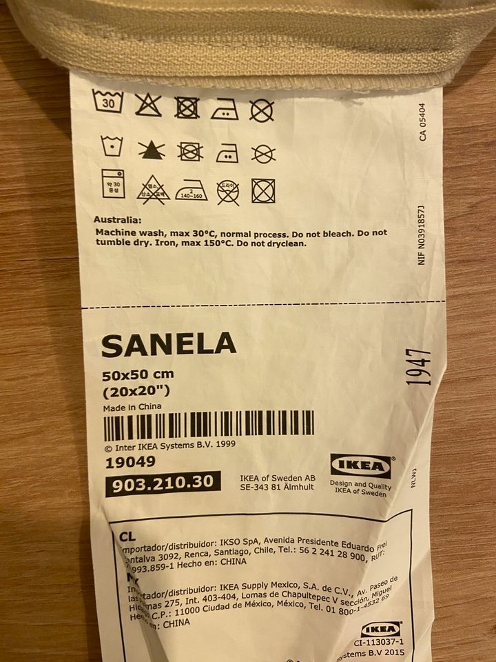 IKEA Sanela Kissenbezug Beige 50x50cm in Hamburg