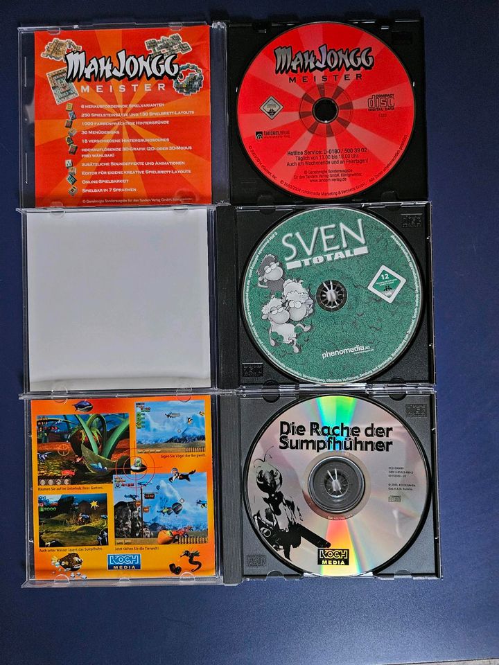 PC Spiele Sven Mah Jongg Sumpfhühner Spiel Game PC CD-ROM in Uehlfeld