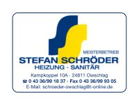 Anlagenmechaniker Heizung / Sanitär Schleswig-Holstein - Owschlag Vorschau