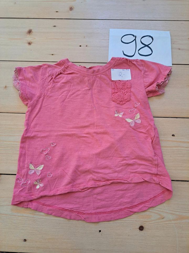 Gr 98 T- Shirt Lupilu Einhorn, Schmetterling, Herzen Muscheln in Bonn