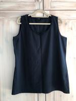 Dunkelblaues Basic Top aus Bio Cotton v. Bonita, Frauen/Damen, XL Thüringen - Weimar Vorschau