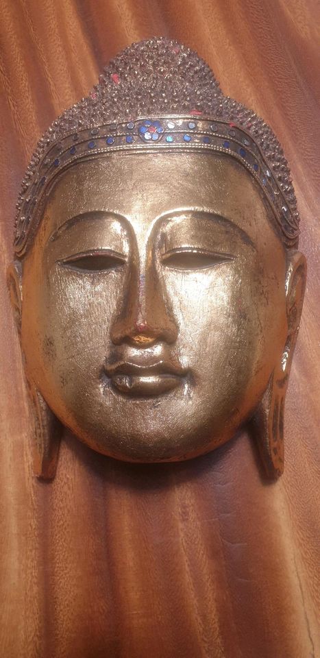 Alte Budda Buddha Holz Maske in Bochum