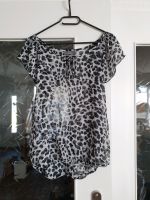 Shirt S Leopard grau transparent bluse [44] Niedersachsen - Harsum Vorschau