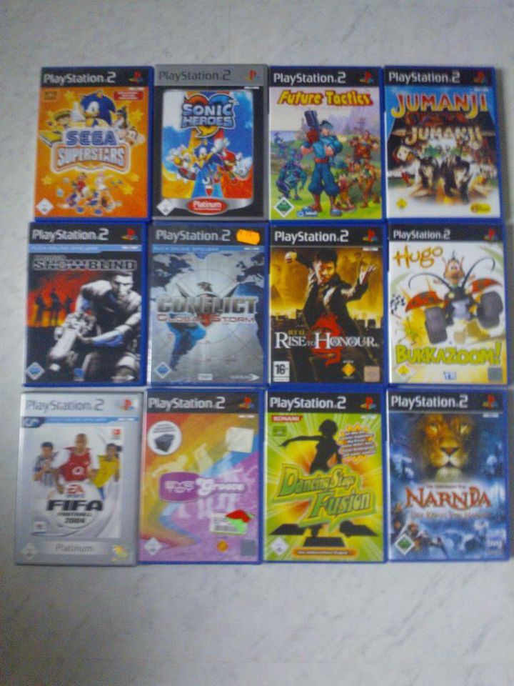 Playstation 2 Spiele, Zubehör, Wii-Zubehör, Mikrofone, DVDs etc. in Rehburg-Loccum