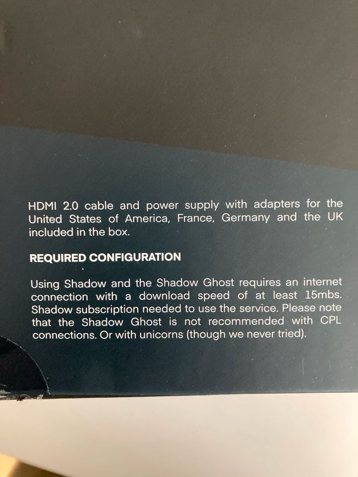 Shadow Ghost (Mini-PC) Funktioniert nur mit Shadow Abonnement! in Cottbus