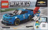 Lego 75891 Speed Champions Chevrolet Camaro ZL1 Race Car Niedersachsen - Oldenburg Vorschau