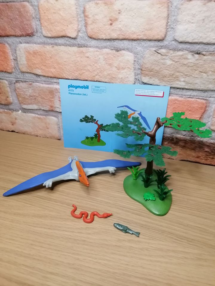 Playmobil 4173 Pteranodon Flugsaurier Anleitung & Originalkarton in Mandelbachtal