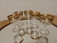 6 Murano Medici Sektschalen Goldrand Kristall Handarbeit Ätzdekor Nordrhein-Westfalen - Gelsenkirchen Vorschau