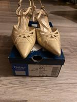 Gabor Pumps gold 6 1/2 Leder Bayern - Aurach Vorschau