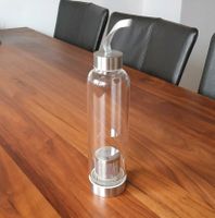 Glasflasche mit Filtereinsatz für Tee, Minze etc. Nordrhein-Westfalen - Moers Vorschau