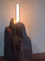Tischlampe, Nachttischlampe Eiche Fachwerk, Vintage Glühbirne Rheinland-Pfalz - Alzey Vorschau