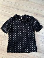 Zero Bluse Kurzarm schwarz weiß Punkte Schleife 36 neu Hessen - Freigericht Vorschau