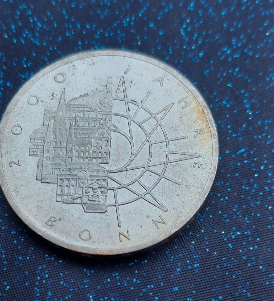 10 DM Silbermünze 2000 Jahre Bonn 2000 in Calberlah