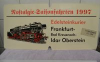 Sammler/Eisenbahnfreunde: Zuglaufschild, Schild Zugschluß Hessen - Gelnhausen Vorschau