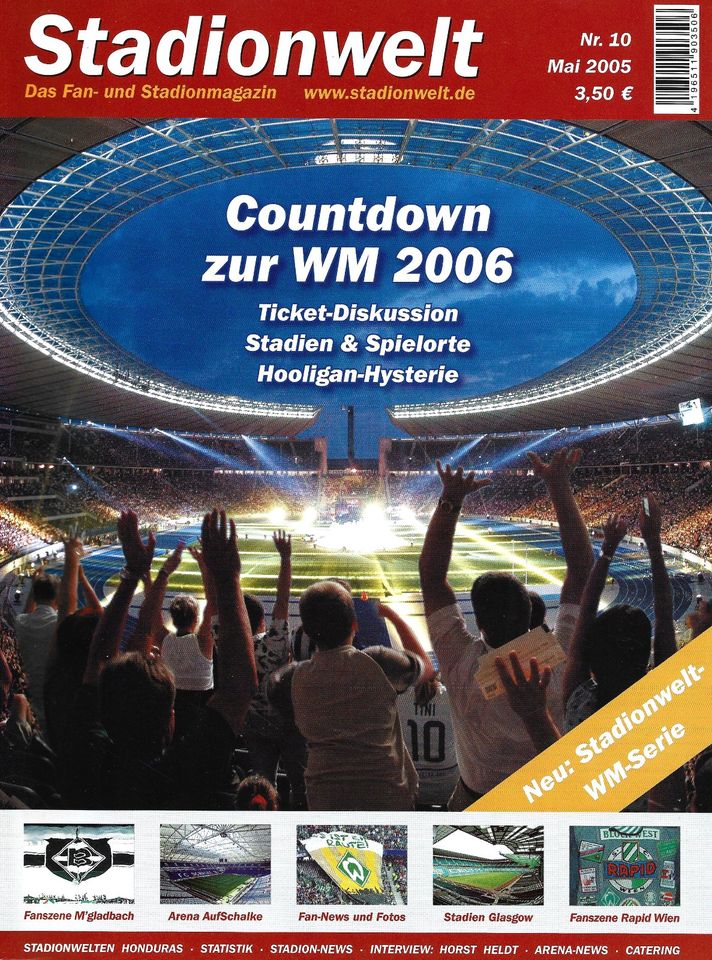 Stadionwelt Magazine 2004/2005 - Nr. 1-11 - Neuwertiger Zustand! in Saarbrücken