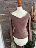 Party Oberteil S/36 metallic rosa Top schulterfrei Hessen - Eschborn Vorschau