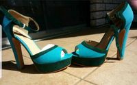 NEU!! High Heels, Fb. Türkis/Blau, Größe 37 Nordrhein-Westfalen - Gronau (Westfalen) Vorschau