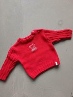 Klitzeklein Strickpullover Pulli Strick Zopfmuster rot Bär 68 Hessen - Rimbach Vorschau