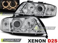 Xenon Scheinwerfer Angel Eyes für Audi A6 C5 4B Bj. 01-04 Chrom Brandenburg - Werneuchen Vorschau