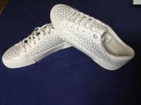 Sneaker weiss mit silber 37 OVP Freizeitschuh Nordrhein-Westfalen - Kempen Vorschau