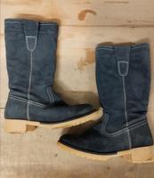 Marco Tozzi Wildlederstiefel, Gr. 39, tintenblau Baden-Württemberg - Mannheim Vorschau