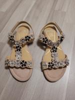 ARA Damen Vegas Leder Sandalen, Beige (Puder/Silber),Gr. 37, NEU! Nordrhein-Westfalen - Monheim am Rhein Vorschau