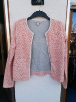 Esprit Blazer Sommerjäckchen Rosa Weiß gemustert Baumwolljacke Baden-Württemberg - Mötzingen Vorschau