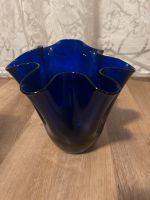 Murano Glas Vase • Fazzoletto / Taschentuch Vase • Farbe Blau Berlin - Hellersdorf Vorschau