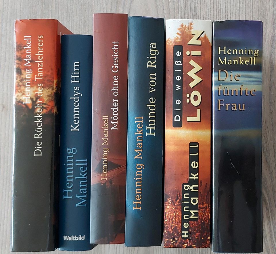 Henning Mankell 6 Bücher in Lebach