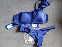 Blau glänzendes Bikinset Sachsen-Anhalt - Halle Vorschau