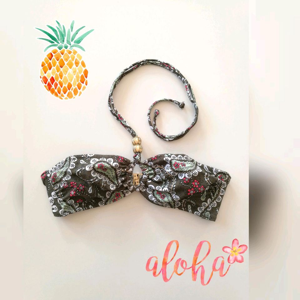 H&M | Bikini-Oberteil | Paisley | Größe XS in Freising