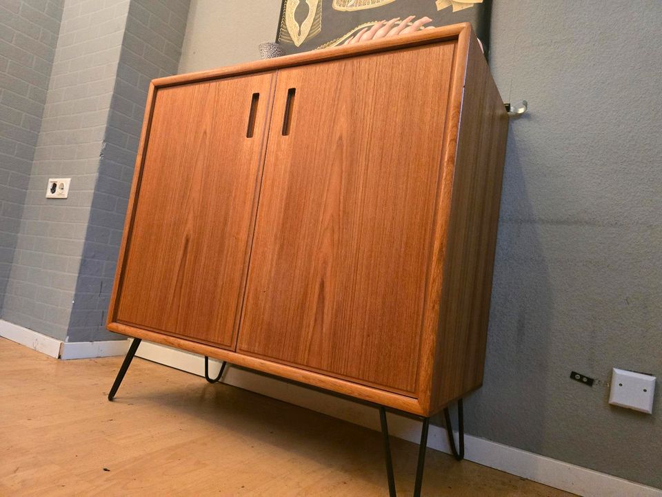 Teak Sideboard Kommode 70er Vintage Danish Design Mid Century in Hürth