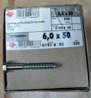 WÜRTH Schlüssel Holzschraube Sehskantholzschraube 6,0x50 DIN571 Essen - Frillendorf Vorschau