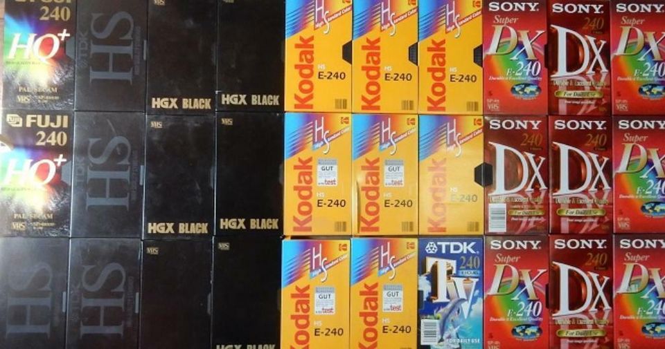 48 VHS-Videokassetten E-240 verschiedene Hersteller in Bockhorn