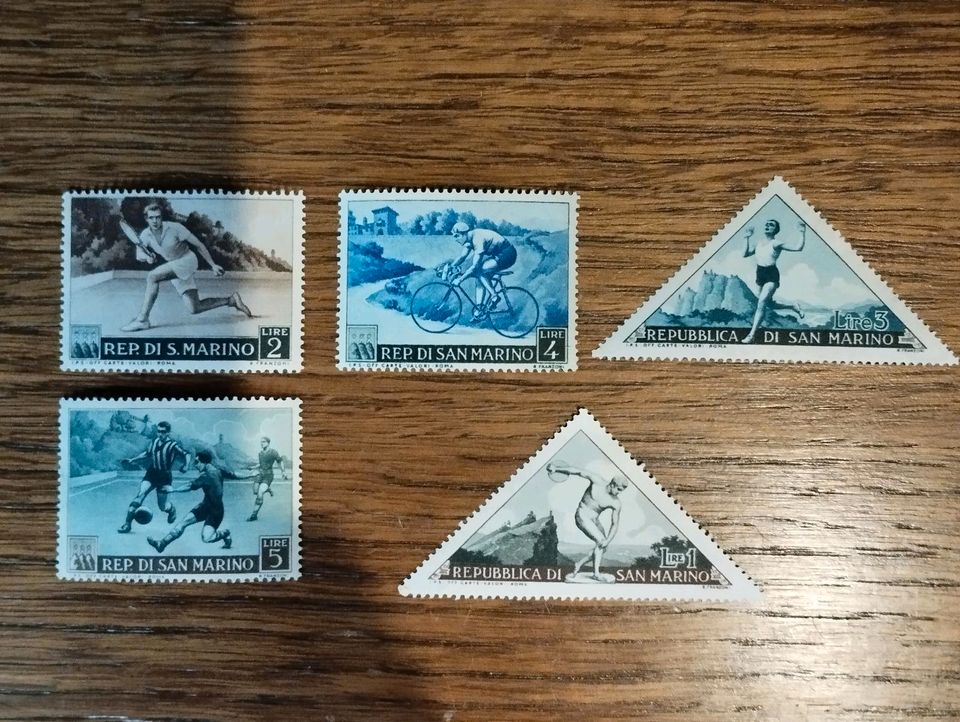 Briefmarken..San Marino..Sport in Wesseling