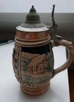 Keramik Bierkrug mit Zinndeckel - unbenutzt Schleswig-Holstein - Sörup Vorschau