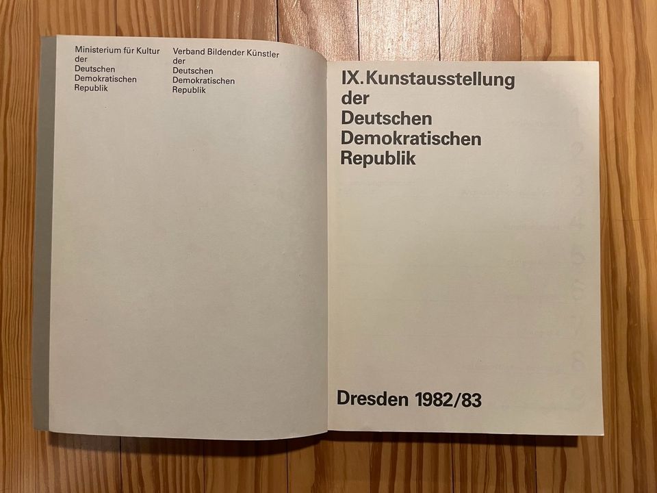 IX. Kunstausstellung der DDR in Dresden 1982/83 in Hannover