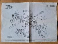 Ersatzteile für Kettensäge AKE 35-19S Bosch Dresden - Löbtau-Süd Vorschau