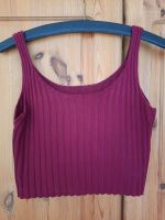 Shein Top Shirt Stricktop weinrot neuw. Gr. M Schleswig-Holstein - Lübeck Vorschau