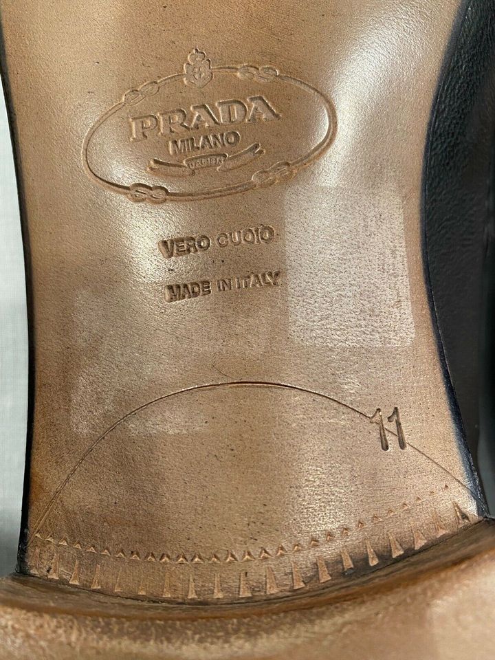 PRADA Herrenschuhe, Slipper /Loafer, Größe 11; neu in Bad Sassendorf