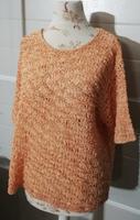 Gerry Weber Häkel - Shirt  Pulli apricot kurzarm Gr. 42 44 46 ? Niedersachsen - Celle Vorschau