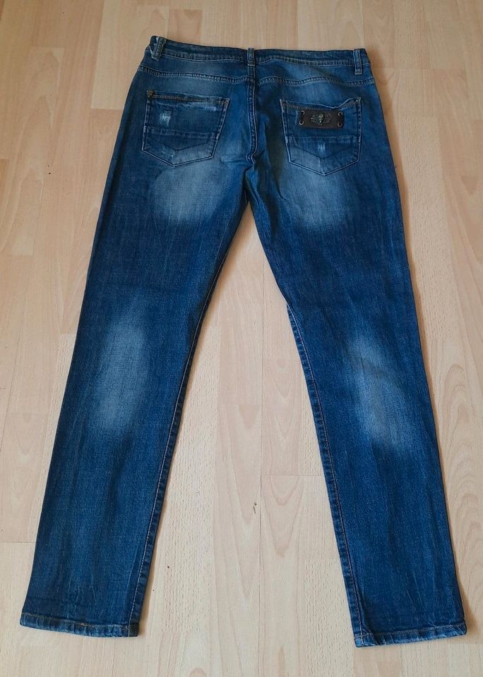 Plein Damen Jeans Hose Gr.30 slim fit in Spenge