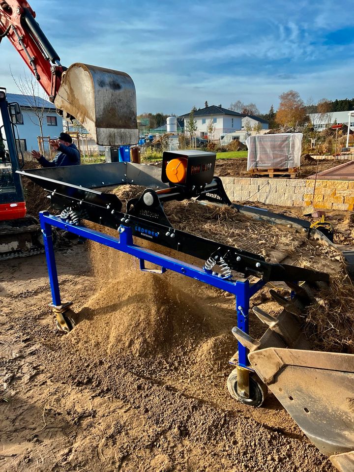 Mobile Siebanlage Mieten | Erdsieb mieten | Recycling in Großpösna