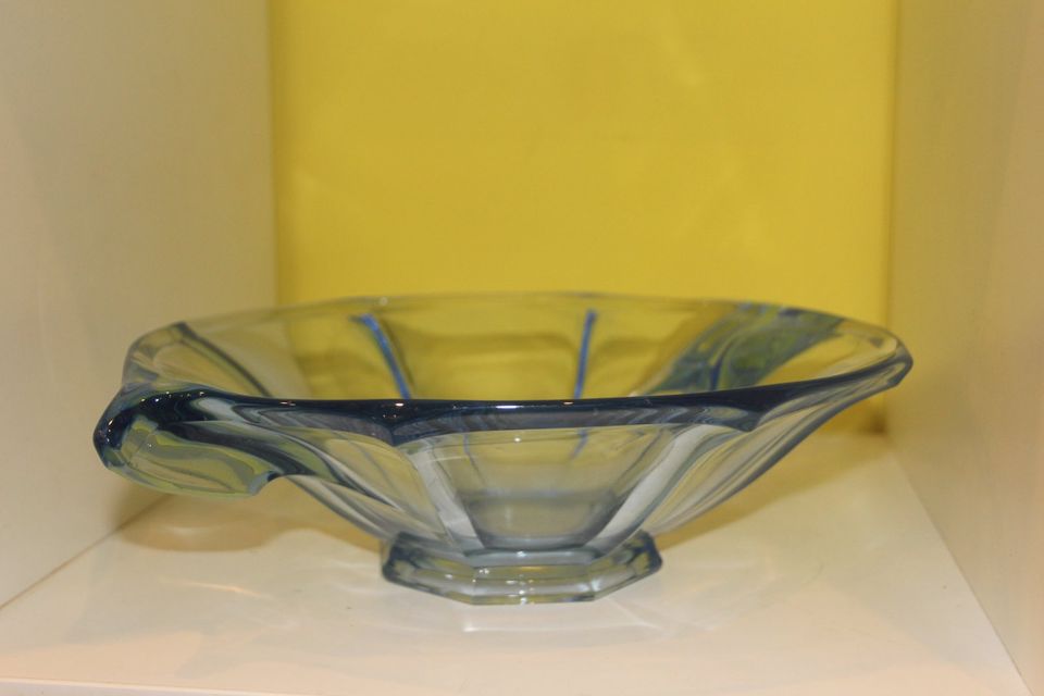 Art Deco Glas Schale 35x28cm Blau selten edles Design tolle form in Emden