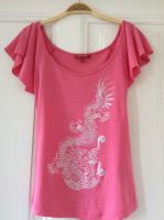 MEXX Shirt pink Gr. M silberner Print „Drache“ Östliche Vorstadt - Fesenfeld Vorschau